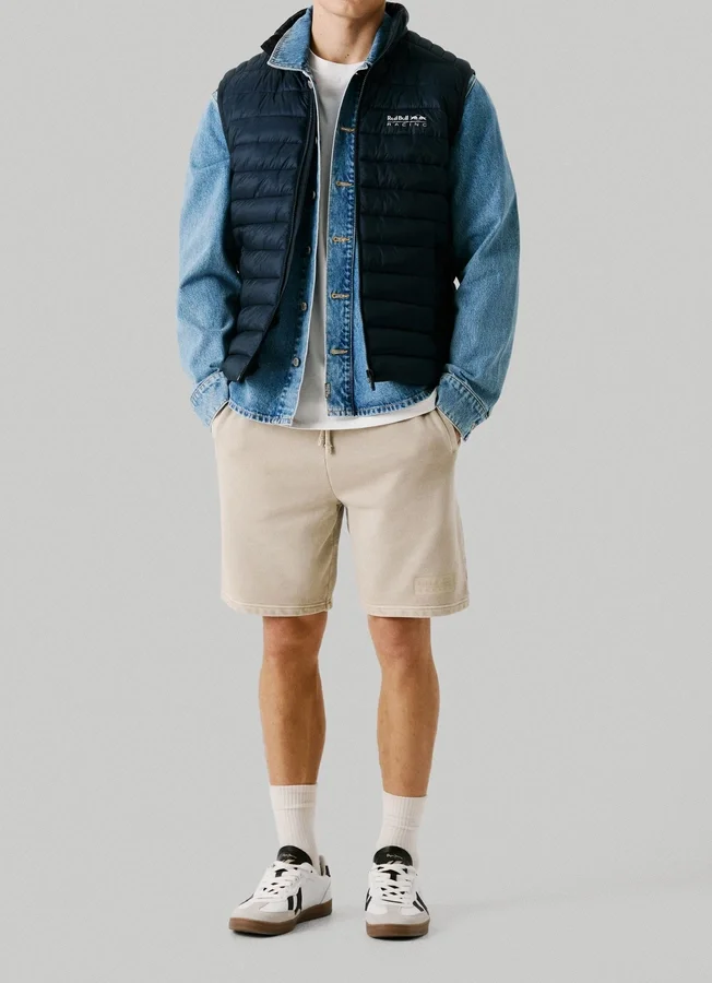 Printed Logo Padded Gilet Printed Logo Padded Gilet