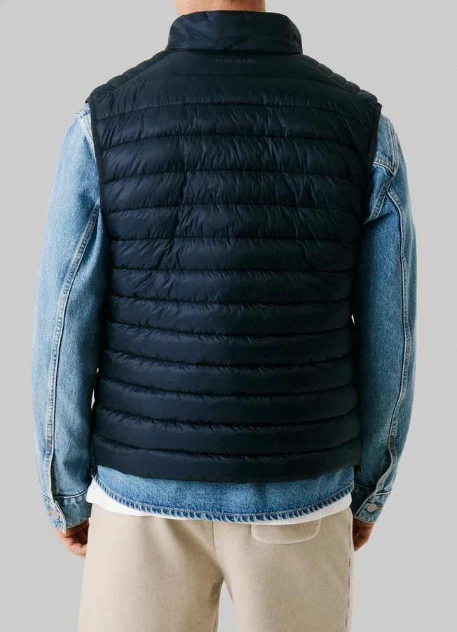 Printed Logo Padded Gilet Printed Logo Padded Gilet