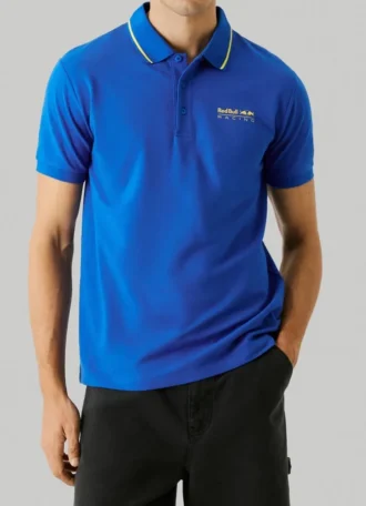Printed Logo Pique Polo Shirt