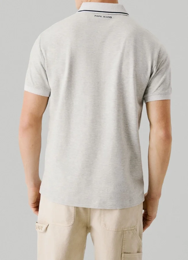 Printed Logo Pique Polo Shirt Printed Logo Pique Polo Shirt