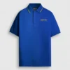 Printed Logo Pique Polo Shirt