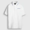 Printed Logo Pique Polo Shirt