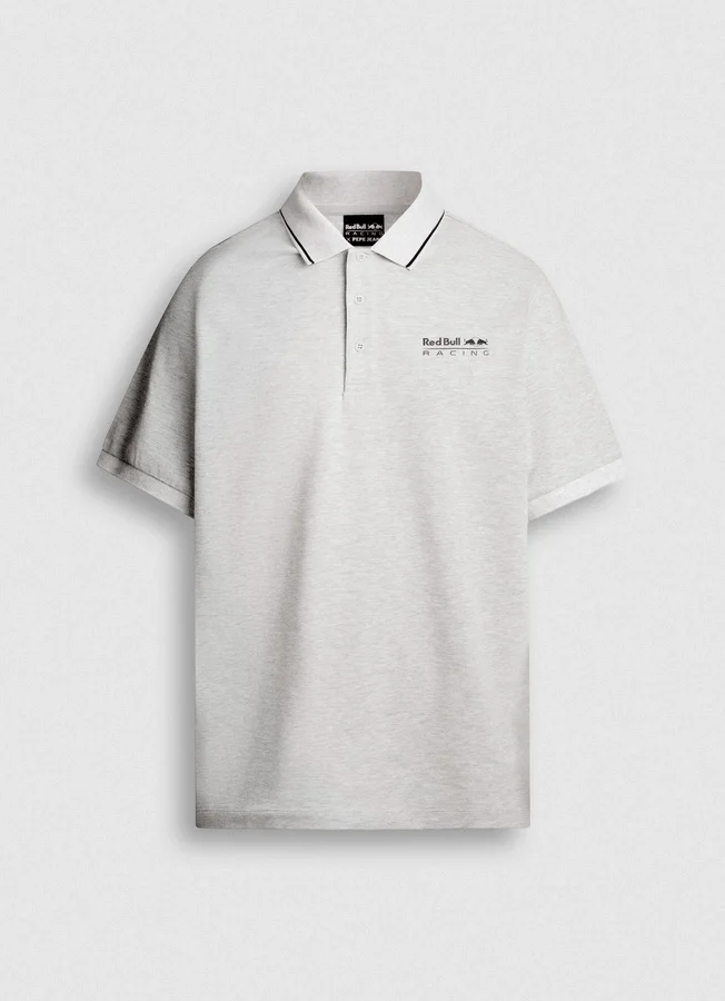 Printed Logo Pique Polo Shirt Printed Logo Pique Polo Shirt