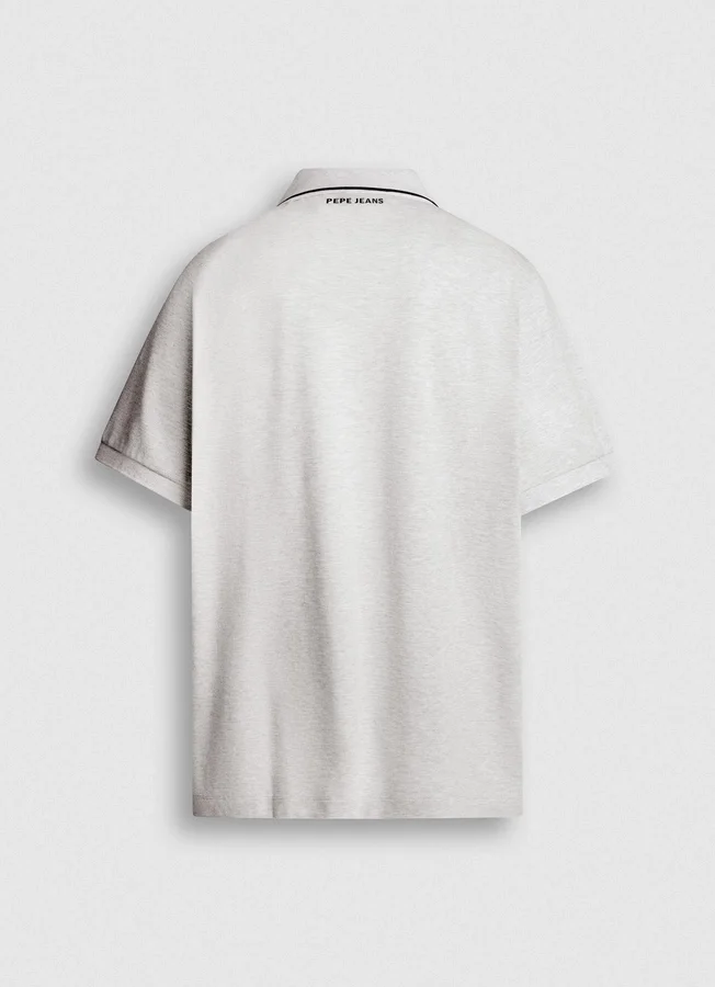 Printed Logo Pique Polo Shirt Printed Logo Pique Polo Shirt