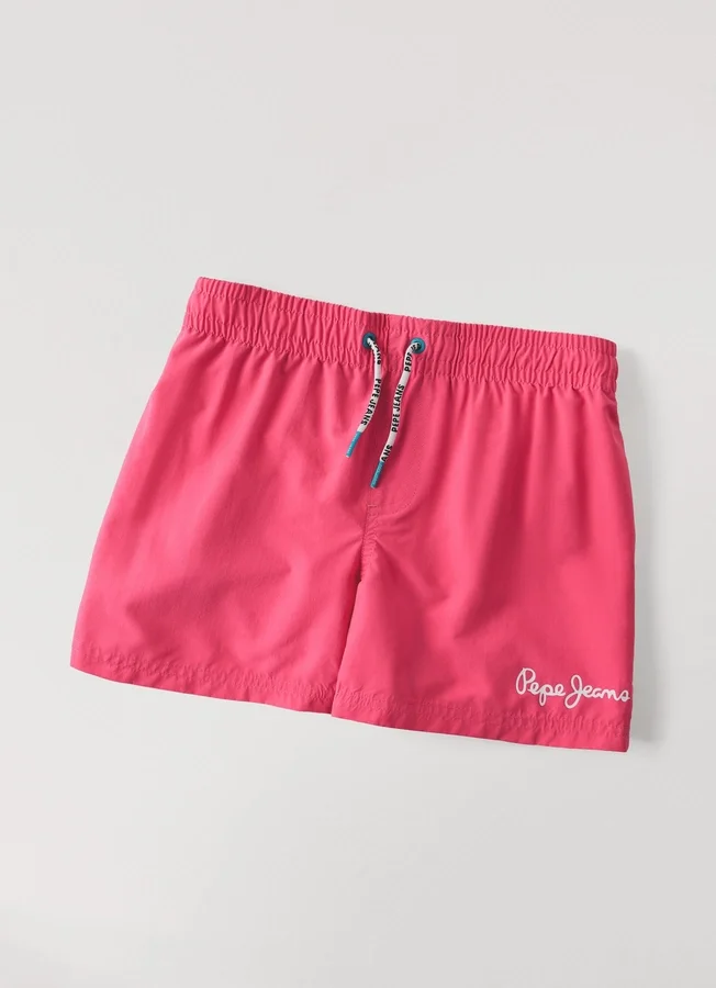 Printed Logo Swim Shorts Printed Logo Swim Shorts