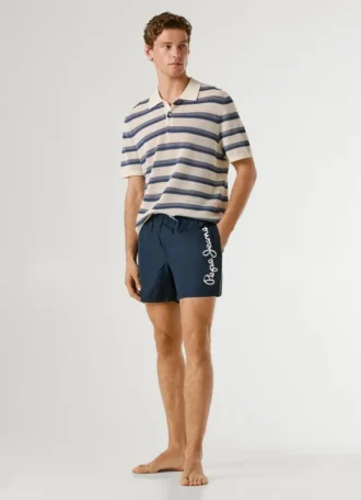 Printed Logo Swim Shorts