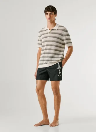 Printed Logo Swim Shorts