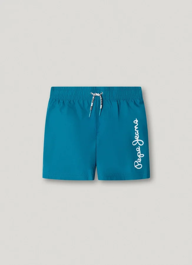 Printed Logo Swim Shorts Printed Logo Swim Shorts