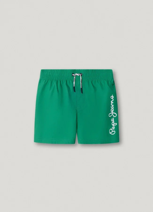 Printed Logo Swim Shorts Printed Logo Swim Shorts