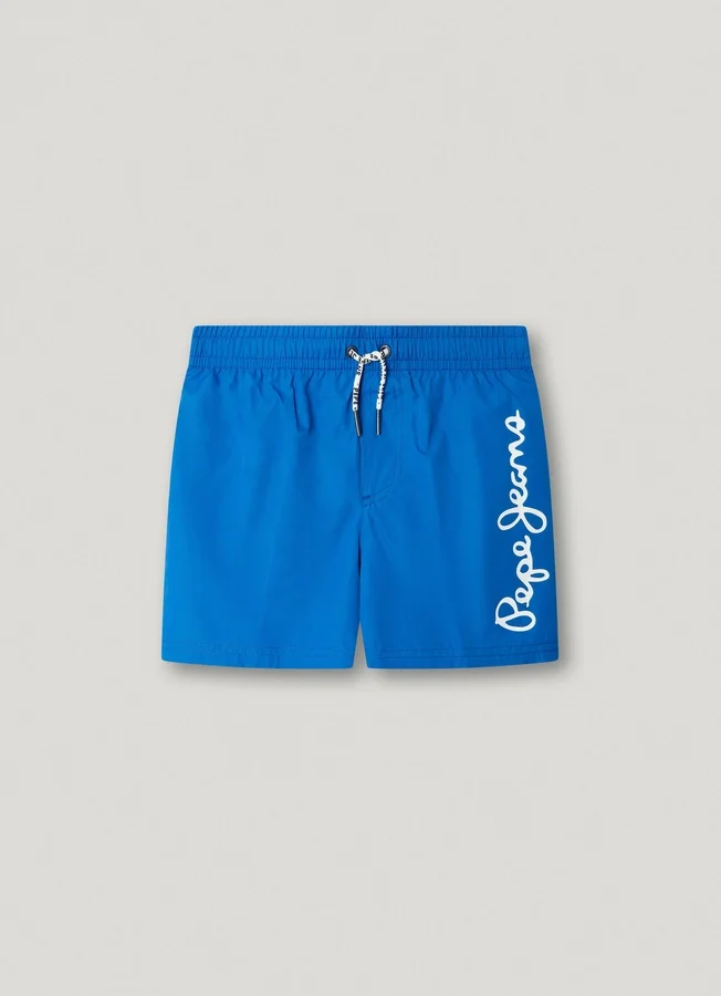 Printed Logo Swim Shorts Printed Logo Swim Shorts