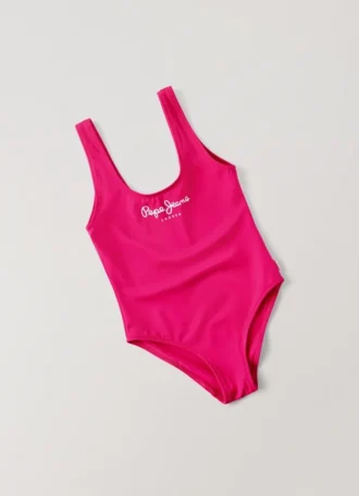 Printed Logo Swimsuit