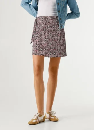 Printed Mini Skirt