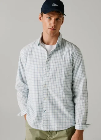 Regular Fit Checked Poplin Shirt