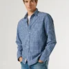 Regular Fit Checked Poplin Shirt