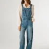 Regular Fit Denim Maxi Dungarees