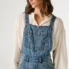 Regular Fit Denim Maxi Dungarees