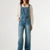 Regular Fit Denim Maxi Dungarees