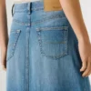 Regular Fit Denim Maxi Skirt