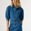 Regular Fit Denim Mini Dress