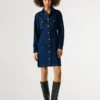 Regular Fit Denim Mini Dress