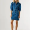 Regular Fit Denim Mini Dress