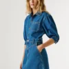 Regular Fit Denim Mini Dress