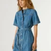 Regular Fit Denim Mini Dress