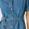Regular Fit Denim Mini Dress