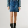 Regular Fit Denim Mini Skirt