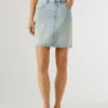 Regular Fit Denim Mini Skirt