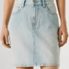 Regular Fit Denim Mini Skirt