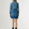 Regular Fit Denim Mini Skirt