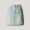 Regular Fit Denim Mini Skirt