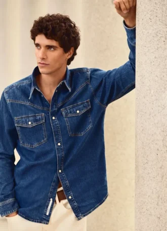 Regular Fit Denim Shirt