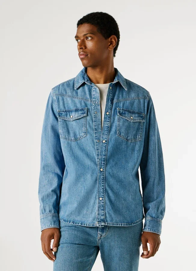 Regular Fit Denim Shirt Regular Fit Denim Shirt