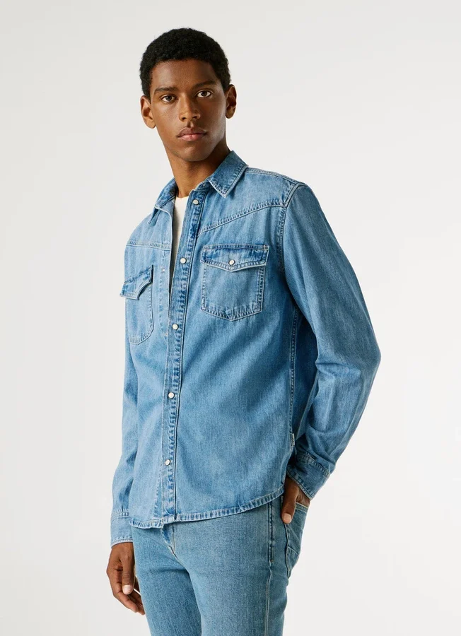 Regular Fit Denim Shirt Regular Fit Denim Shirt
