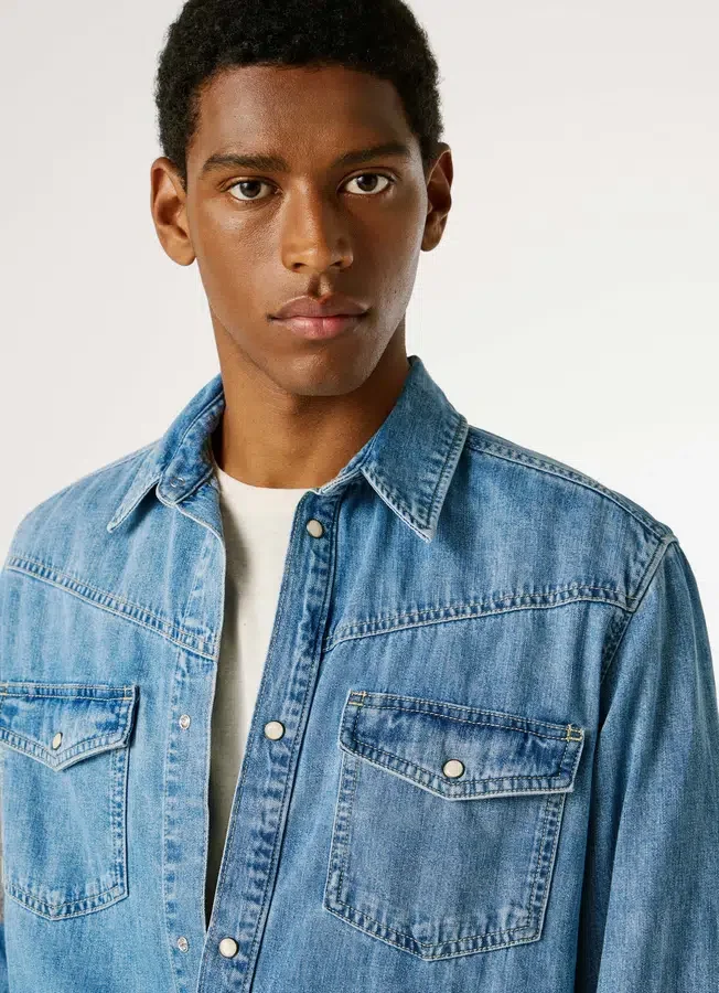 Regular Fit Denim Shirt Regular Fit Denim Shirt