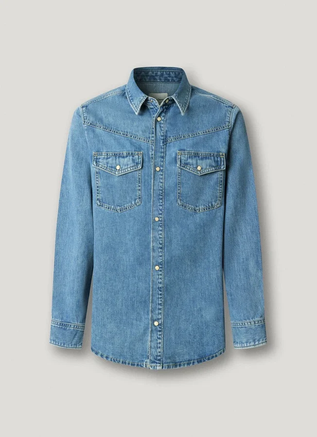 Regular Fit Denim Shirt Regular Fit Denim Shirt