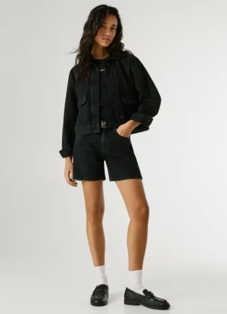 Regular Fit Denim Shorts