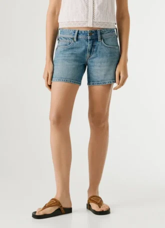 Regular Fit Denim Shorts