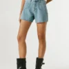 Regular Fit Denim Shorts