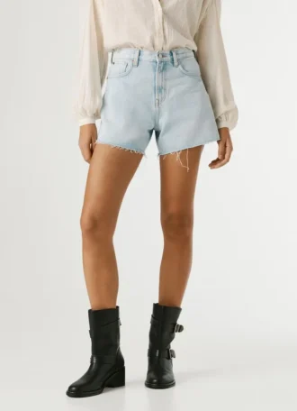 Regular Fit Denim Shorts