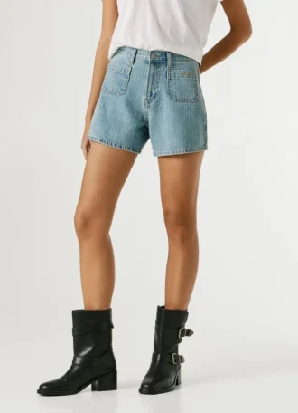 Regular Fit Denim Shorts