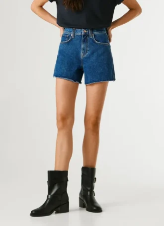 Regular Fit Denim Shorts