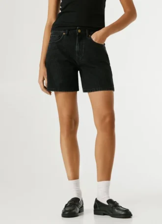 Regular Fit Denim Shorts