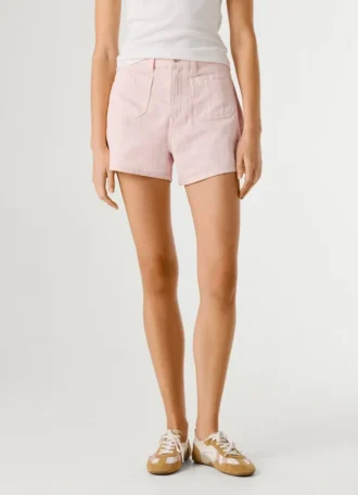 Regular Fit Denim Shorts