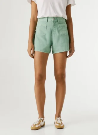 Regular Fit Denim Shorts