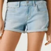 Regular Fit Denim Shorts