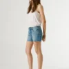 Regular Fit Denim Shorts