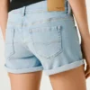 Regular Fit Denim Shorts